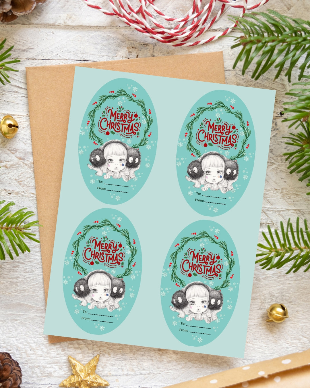 Holiday Label Stickers