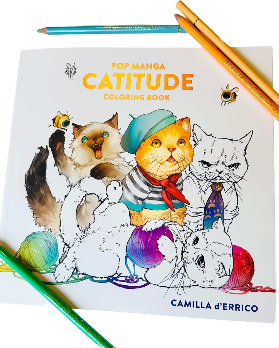 Pre-order for Pop Manga Catitude Coloring Book