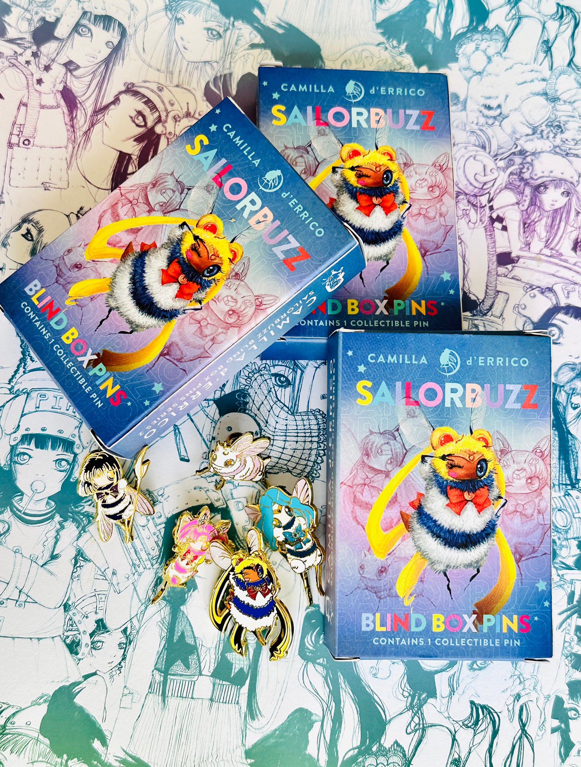 Sailor Buzz Series 2 Mystery Pins