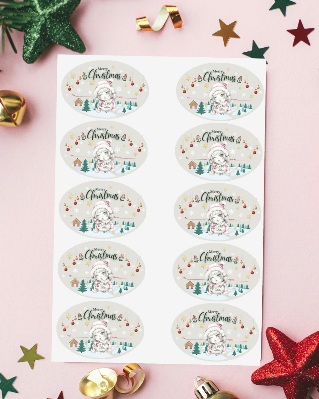 Holiday Label Stickers