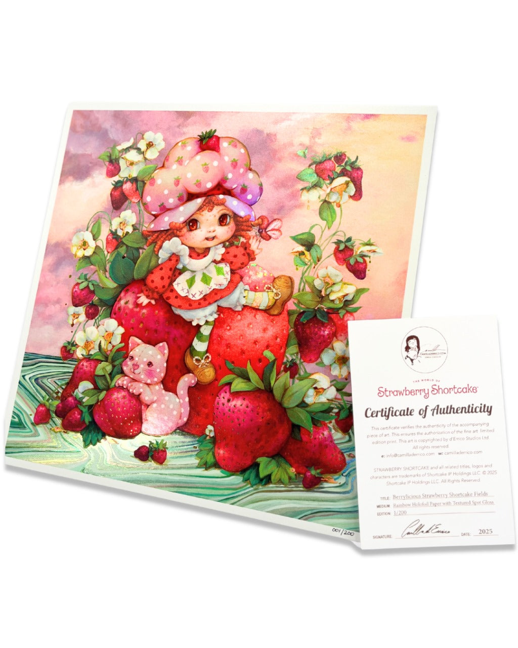 Berrylicious Strawberry Shortcake Fields Holographic Print